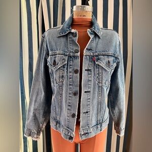 Perfectly tattered vintage Levi’s Jean jacket